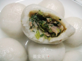 猪肉青菜团子的做法