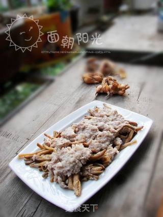 黄花菜蒸肉饼的做法
