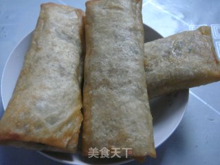 炸春卷的做法