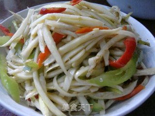素炒茭白的做法