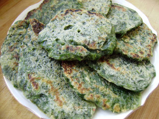 家常小吃----芹菜叶煎饼