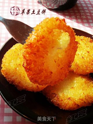 馋嘴小吃---苹果土豆饼