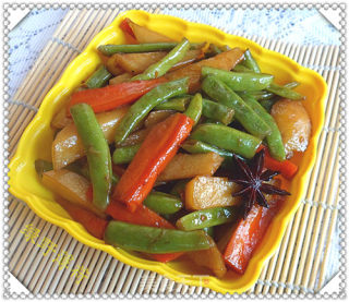 土豆炖豆角的做法