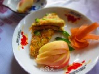 懒懒的周末早点-杂蔬蛋饼的做法
