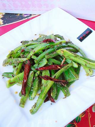 干煸青椒丝的做法