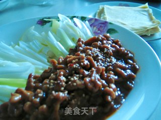 饭菜一体之京酱肉丝的做法