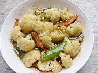 蚝油菜花的做法