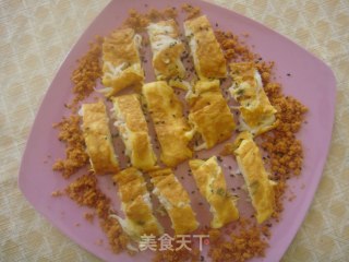 银鱼鸡蛋卷的做法