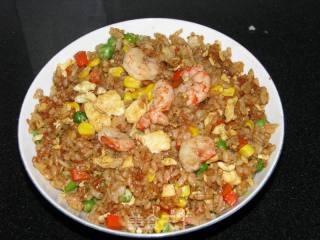 健康的酱油炒饭