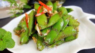 蒜泥毛豆的做法