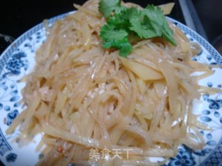 酸辣孜然土豆丝的做法