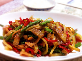 芸豆蘑菇小炒的做法