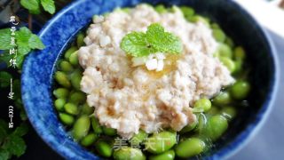 毛豆蒸肉饼的做法