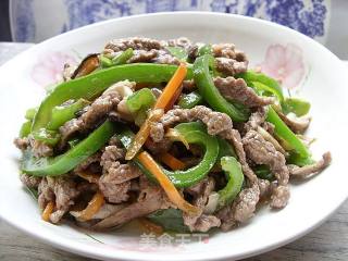 甜椒牛柳的做法