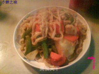 蔬菜焖面的做法