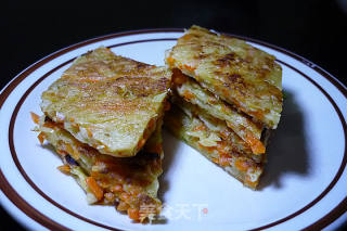 胡萝卜煎饼的做法