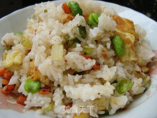 剩饭的美味---香芹蛋炒饭