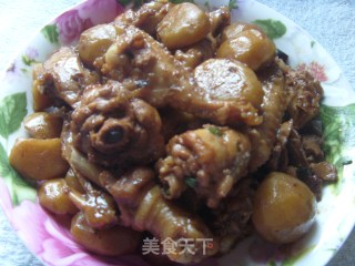 红烧栗子鸡的做法