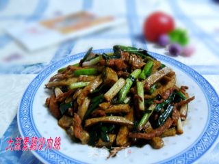 大蒜素鸡炒肉丝的做法