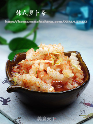 秋季食补萝卜当先---韩式辣萝卜的做法
