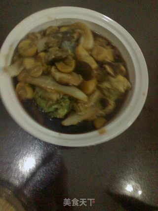 白菜扒板栗的做法