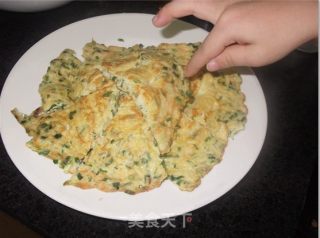 鱼蓉韭菜炒蛋的做法
