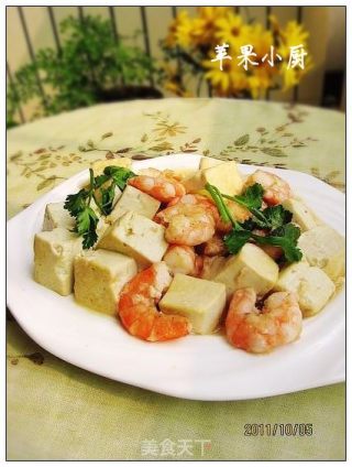 虾仁豆腐的做法