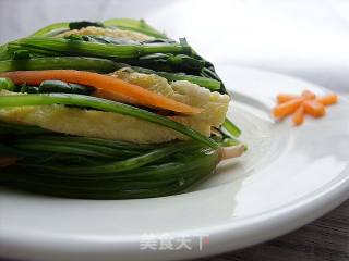 换种吃法--------凉拌菠菜鸡蛋的做法