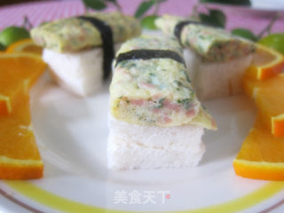 火腿蛋烧握吐司的做法