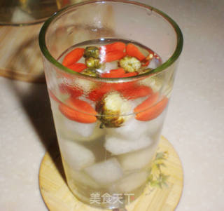 菊花水果茶的做法
