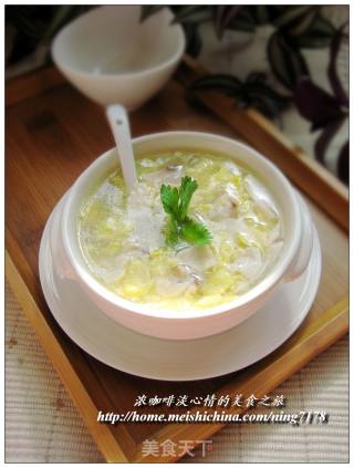 蛋蓉鲜鱼羮的做法