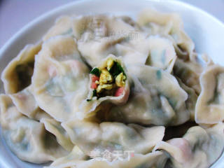 韭菜火腿蛋饺的做法