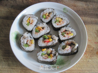 紫菜包饭——剩饭剩菜版的做法
