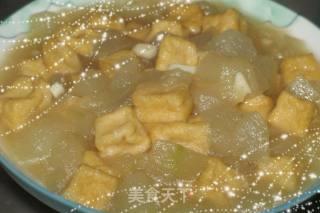 珍珠油豆腐焖冬瓜的做法
