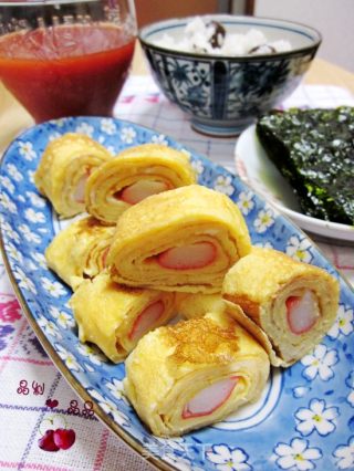 大人孩子都爱的——蟹肉棒玉子烧的做法