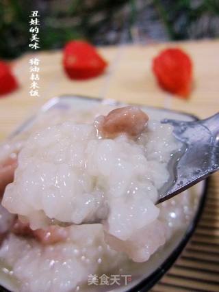 猪油粘米饭