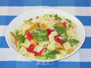 豆腐干炒包菜的做法