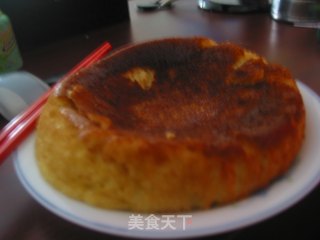 做了N次才成功的电饭煲蛋糕，好有满足感呢