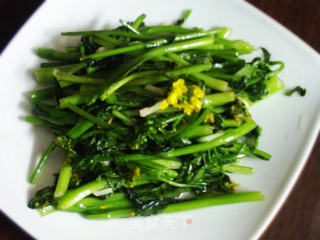 清炒菜心的做法