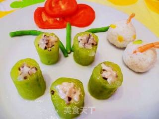 黄瓜的瘦身秘密---蒸酿黄瓜的做法