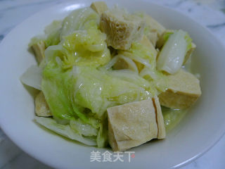 白菜冻豆腐的做法