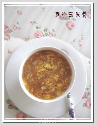 豆沙玉米羹的做法