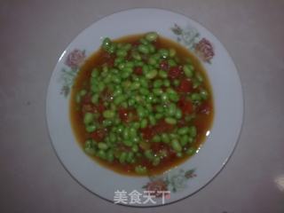 西红柿烧青豆的做法