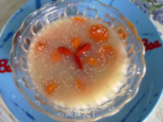 黑小米萝卜粥的做法