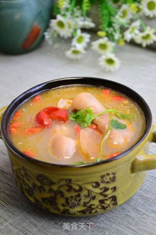 酸萝卜蹄花汤的做法