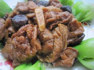 香菇冬笋面筋的做法