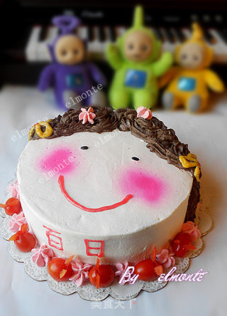 庆生百日---小美女蛋糕