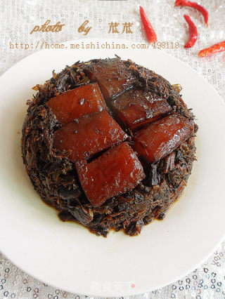 【家常菜】梅菜扣肉 （简易版）的做法