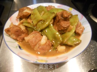 排骨炖豆角的做法