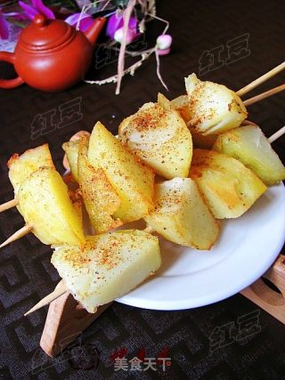 馋嘴小吃--烤土豆串